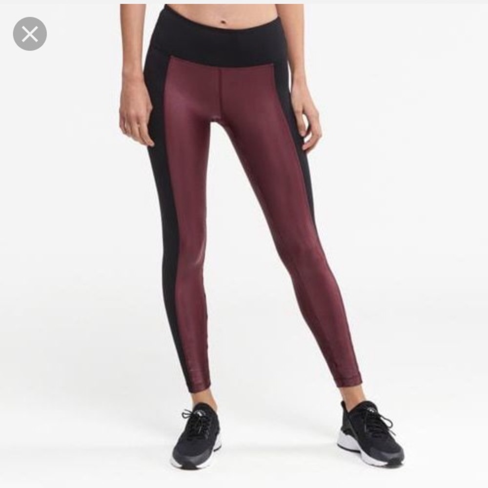 NWOT Koral "breaker" high waisted, metallic legging